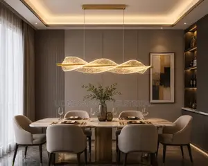 Modern Nordic Ribbon LED Pendant Light