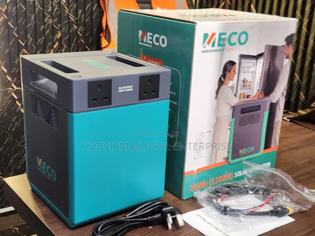 Meco 1200W Solar Generator Mai Hadin Kai tare da 2kWh Baturi na Lithium - 1