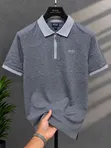 Boss Men's Zip-Collar Polo T-Shirt - 1