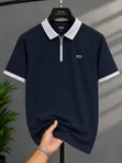 Boss Men's Zip-Collar Polo T-Shirt - 3