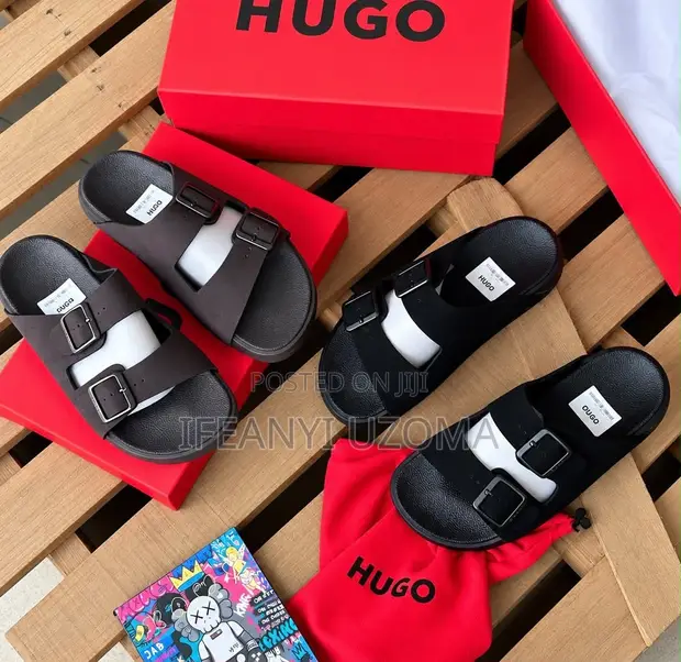 Hugo Luxury Unisex Slippers Slide - 1