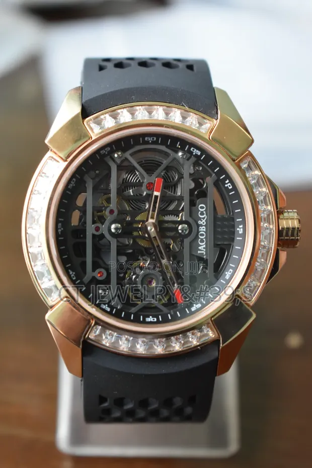 Jacob & Co. Epic X Rose Gold Baguette Watch - 1