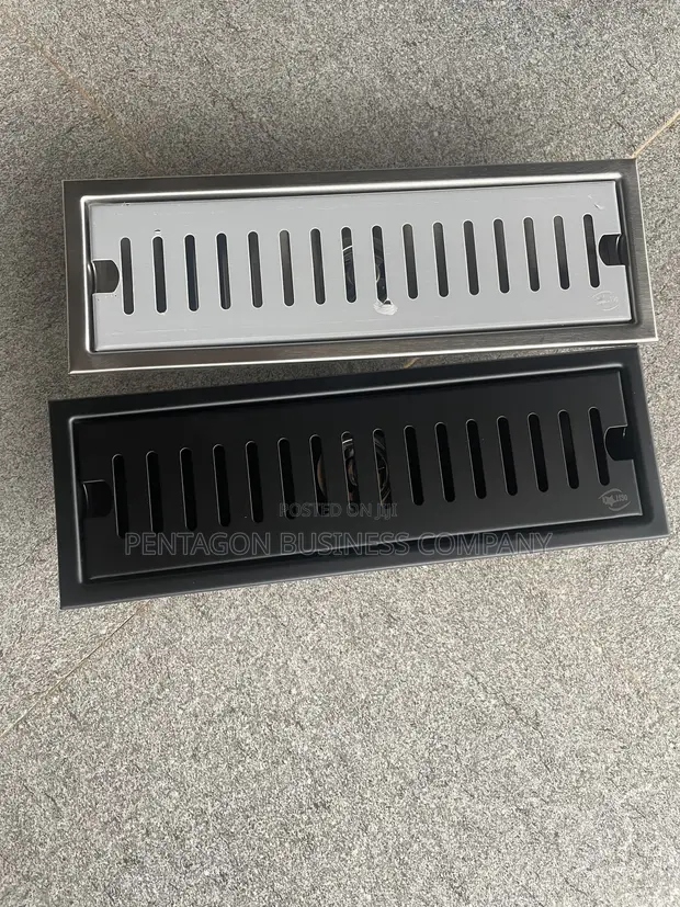 30cm Stainless Steel Floor Drain with Non-Return Valve - 1