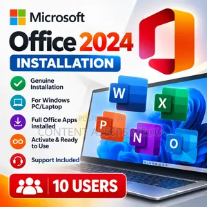 Microsoft Office 2024 Installation (Up to 10 Users)