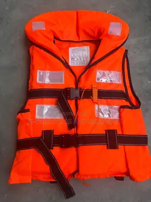 Jaket Rayuwar Mutum Babba Orange Mai Haske