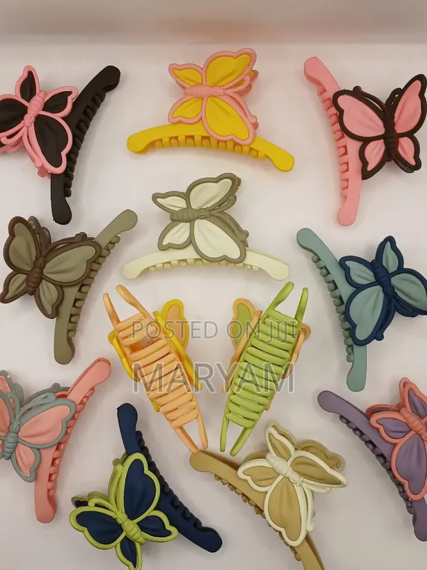 Butterfly Jumbo Hair Claw Clips - 1