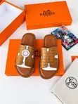 Hermes Paris Luxury Designer Slippers - 4