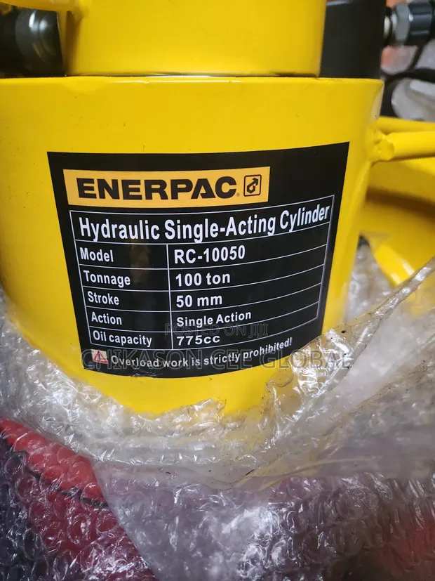 100 Ton Enerpac Hydraulic Jack - Brand New - 1
