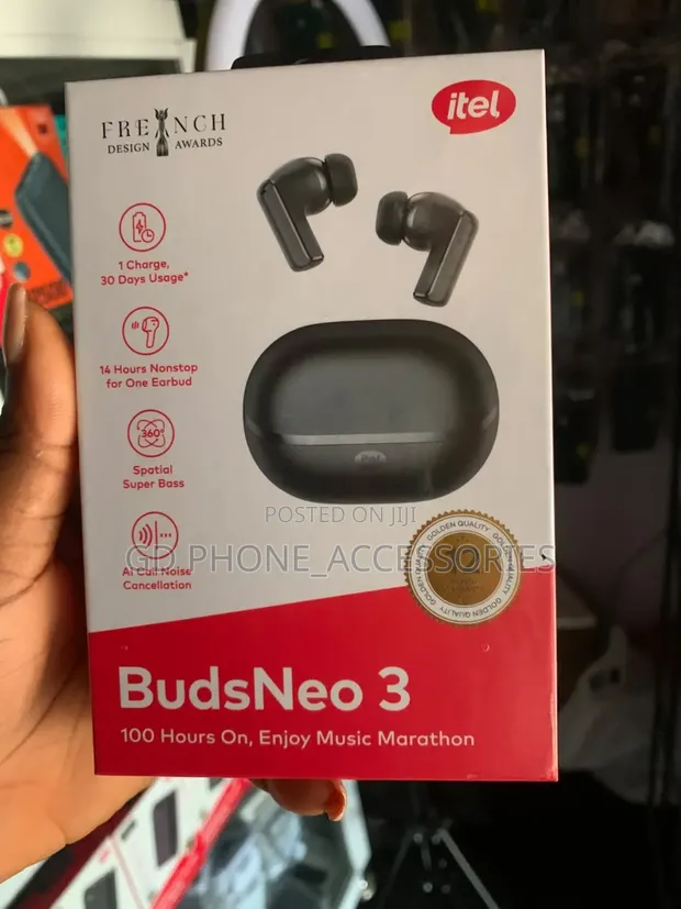 Brand New Itel BudsNeo 3 Wireless Earbuds - 100 Hours Playtime - 1