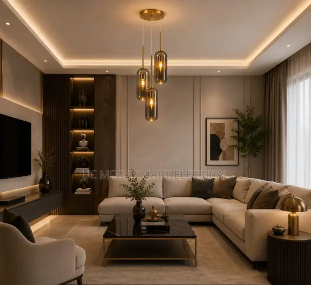 Modern Glass Pendant Light E27 Cord Hanging Lamp - 1