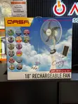 QASA Curvy 18-Inch 3-in-1 Rechargeable Fan - 1