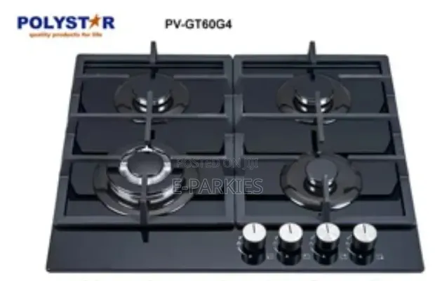 Polystar 4 Burner Cabinet Gas Cooker - 1