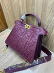 Fendi Multicolor Genuine Leather Handbag - 1