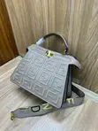 Fendi Multicolor Genuine Leather Handbag - 4