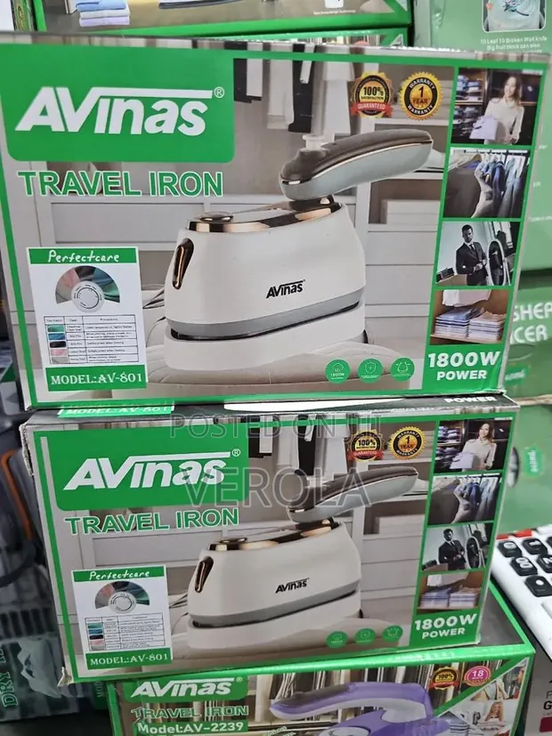 AVINAS Portable Travel Iron (Model AV-801) - 1