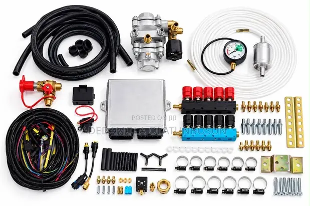 6-Plug CNG Conversion Kit for 6-Cylinder Cars - 1