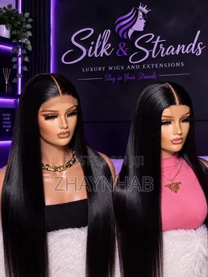 Human Hair 4x1 Straight Long Wig
