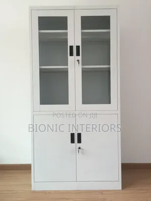 Boss Office Products Rabin Kofur Kasuwanci Rabin Gilashi Mai Shelves 4