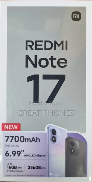 Sabo Xiaomi Redmi Note 17 256GB Baki