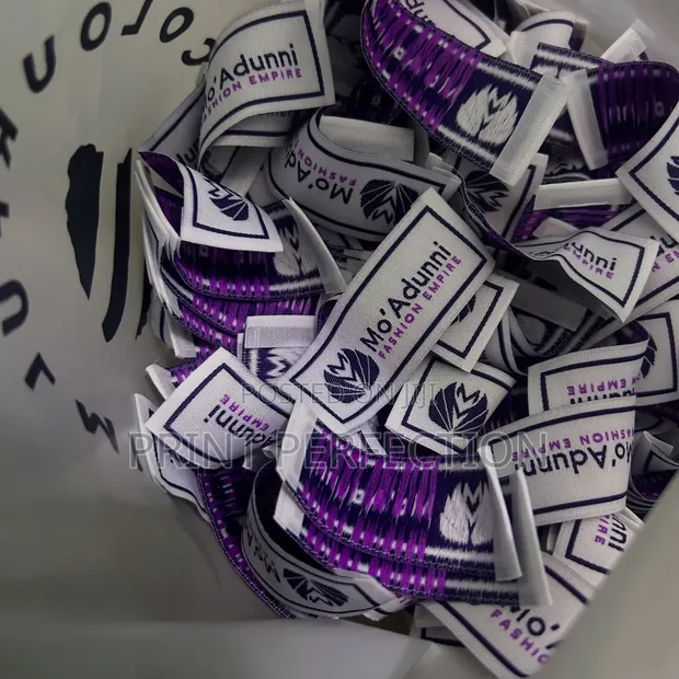 High Density Woven Label Printing Service - 1