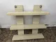 Custom Wooden Study Desk with 3-Layer Shelf - 5