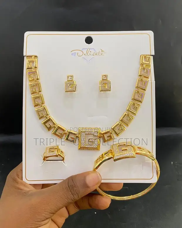 Quality Steel by Design Jewelry Set - Silver & Gold - 1
