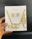 Quality Steel by Design Jewelry Set - Silver & Gold - 3