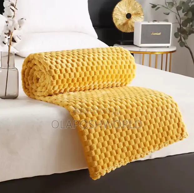 Mustard Yellow Blanket (200x150cm) - 1