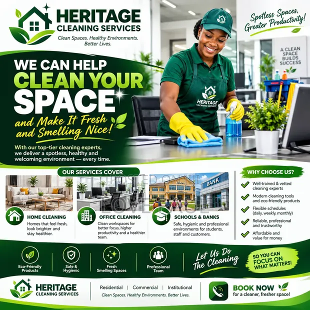 Home and Office Cleaning Services - Heritage Cleaning - 1