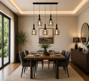Modern Nordic Glass Pendant Light - Living Room/Kitchen