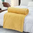 Babban Zani Mai Laushi na Cashmere - Rawaya - 2