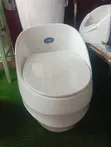 Navero Modern Ceramic Water Closet - White - 3
