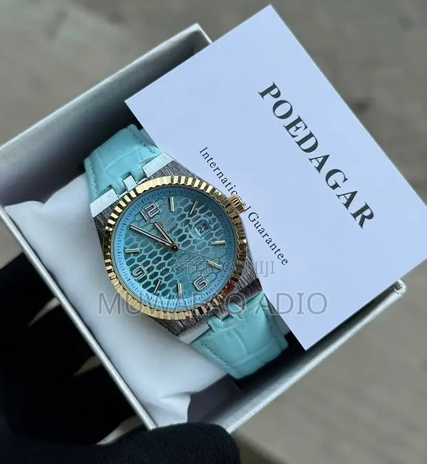 Poedagar Leather Wristwatch - Brand New - 1