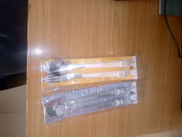Kids Stainless Steel Cutlery Set - Yellow - 1