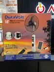 Duravolt 18-Inch 4-in-1 Solar Rechargeable Fan with Bluetooth Speaker - 1