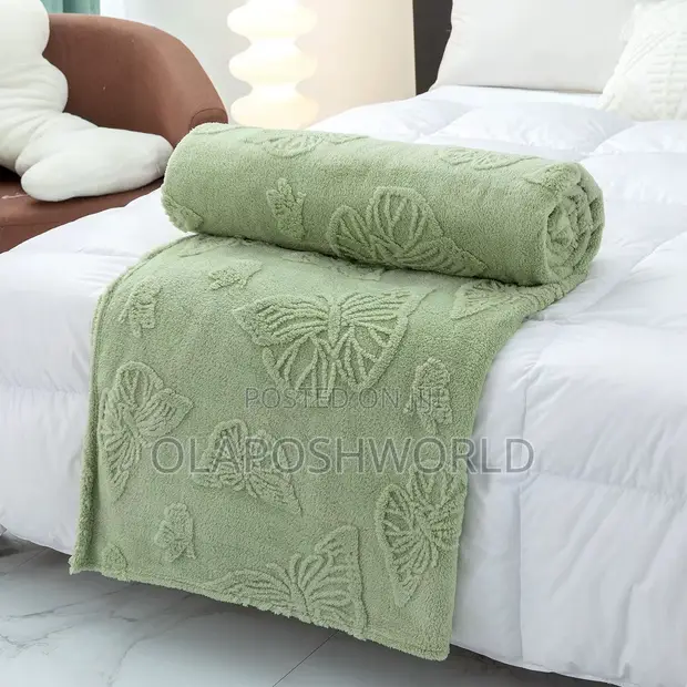 Mint Soft Cashmere Blanket - 1
