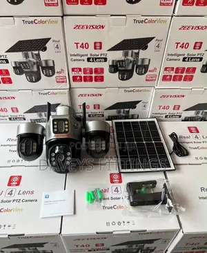 ZEEVISION T40 Solar PTZ 4-Lens 12MP Ultra HD Kamera