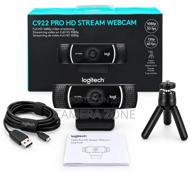 Logitech C922 Pro Stream Webcam - 1