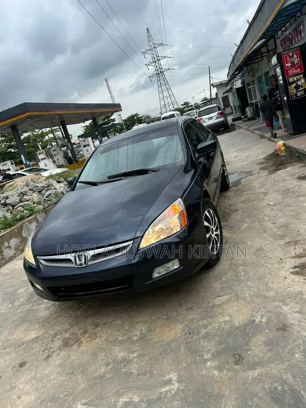 Honda Accord 2007 Blue - 1