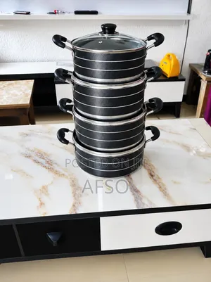4-Piece Aluminum Non-Stick Pot Set