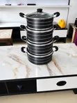 4-Piece Aluminum Non-Stick Pot Set - 1