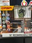 QASA 18-Inch JAZZ Rechargeable Fan da Bluetooth Speaker - 1