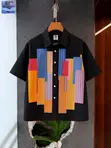 Men's Modern Geometric Shirt - 2
