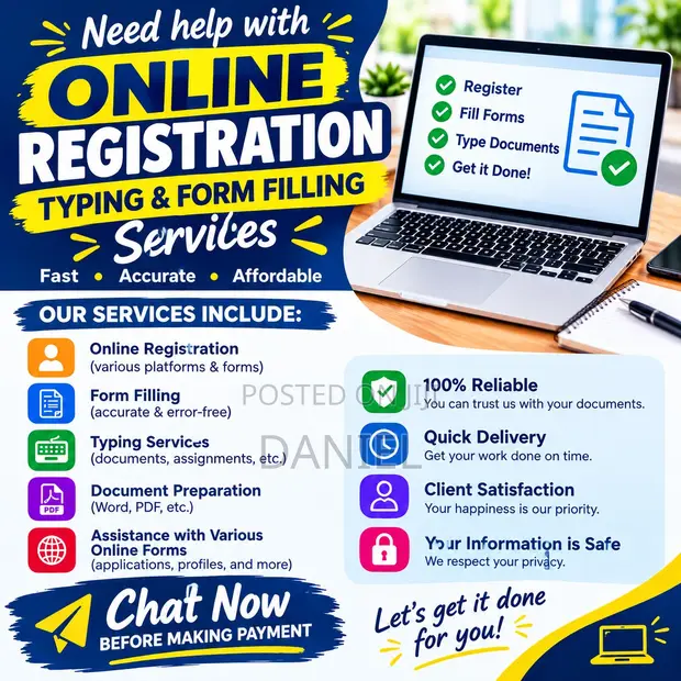 Sabis na Rijistar Online & Cike Fom - 1
