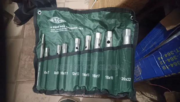 STC 8-Piece Tubular Box Spanner Set with Tommy Bar - 1