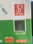 Sealed Point 16-Inch Solar Rechargeable Standing Fan - 5