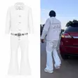Men's Gothic Star-Studded Flare Set - 3
