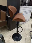 Elegant Leather Bar Stool - 2
