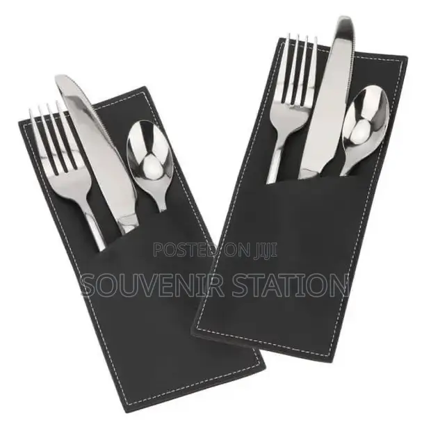 Leather Cutlery Pouch - 1