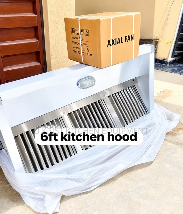 6ft Bakin Karfe Kitchen Hood - Sabo - 1